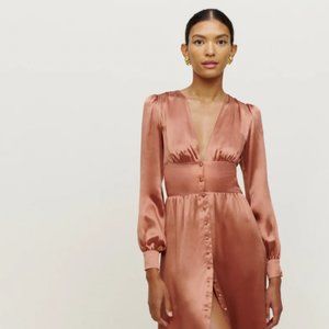 Reformation Nicola Dress in Praline Nwt size 4